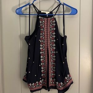 Anthropologie Floreat embroidered top